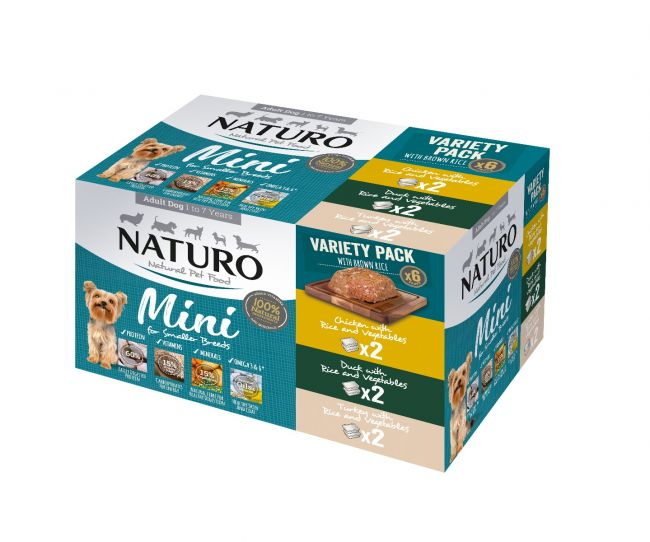 Naturo Canine Mini Variety Pack 12 x 150g