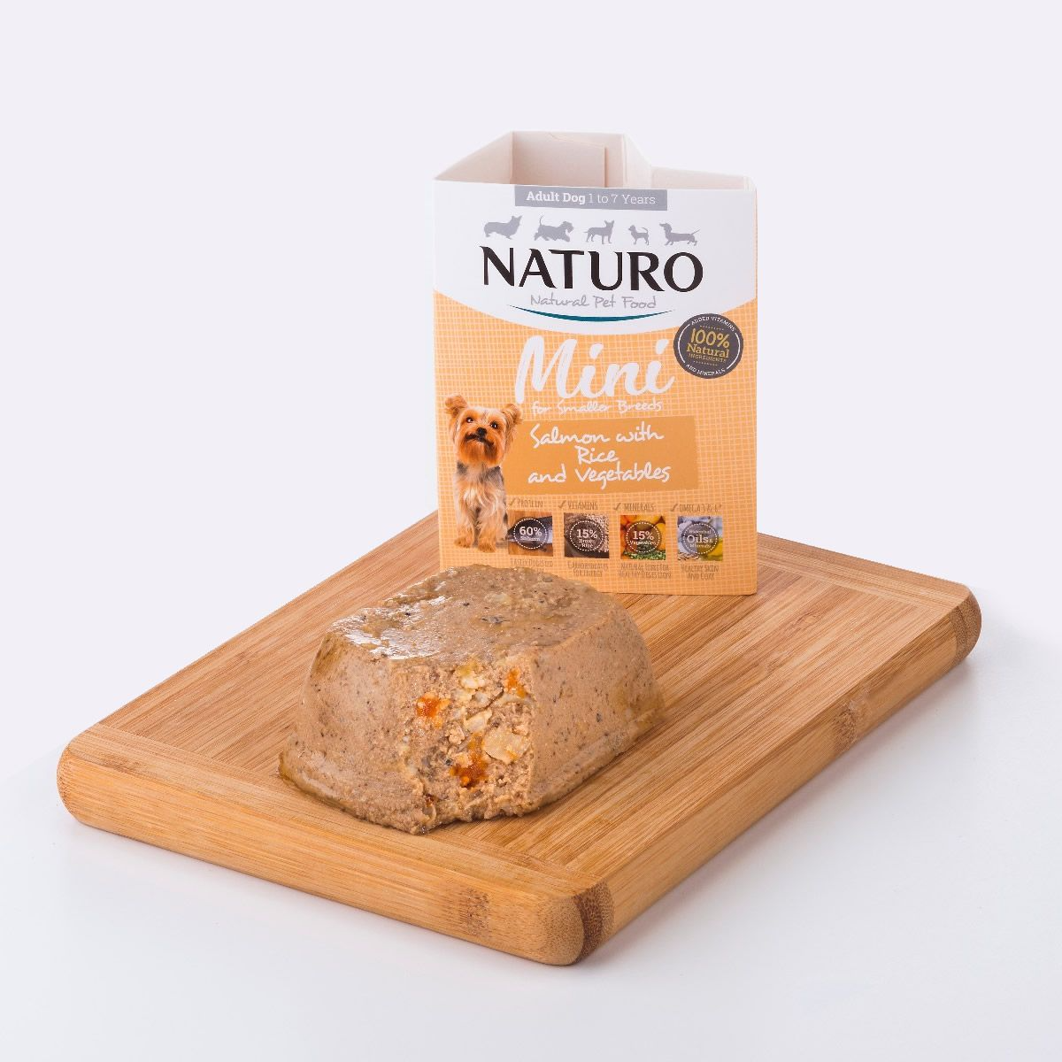 Naturo Canine Mini Salmon & Rice with Veg 150g