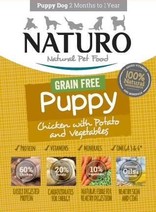 Naturo Canine Puppy Grain Free Chicken Potato & Veg 150g