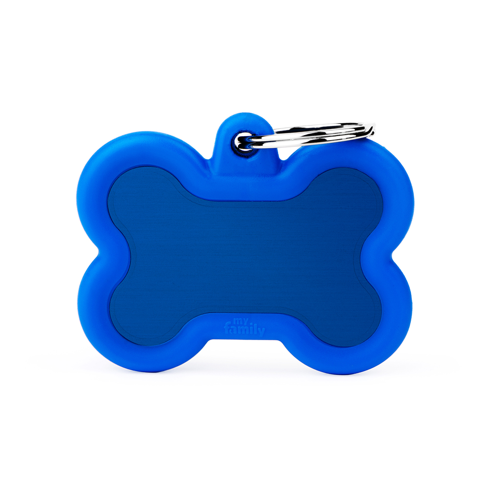My Family Blue Hushtag Bone