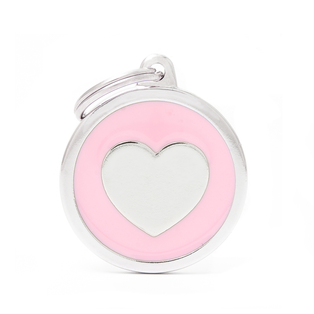 My Family Pink Classic Circle Heart