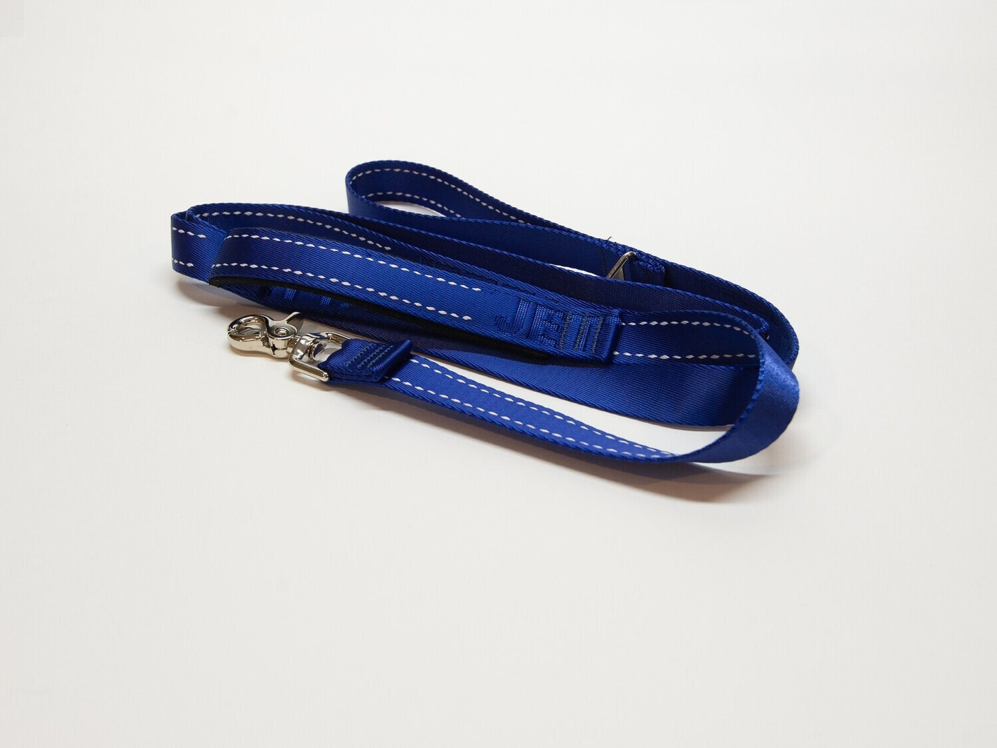 JettaJacks Nautical Blue 6' Double-Handled Leash