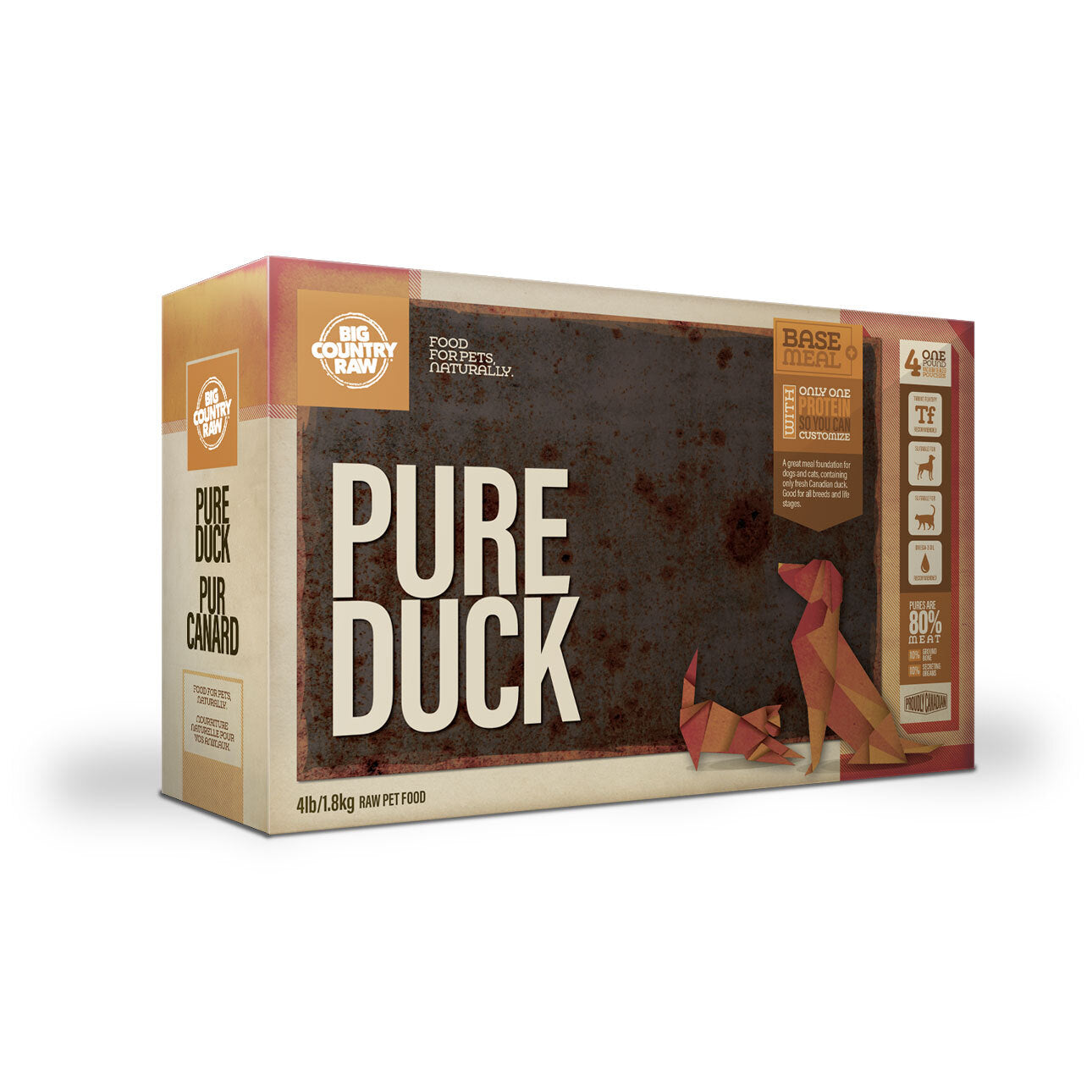 Big Country Raw🍁 Pure Duck 4Lb Carton