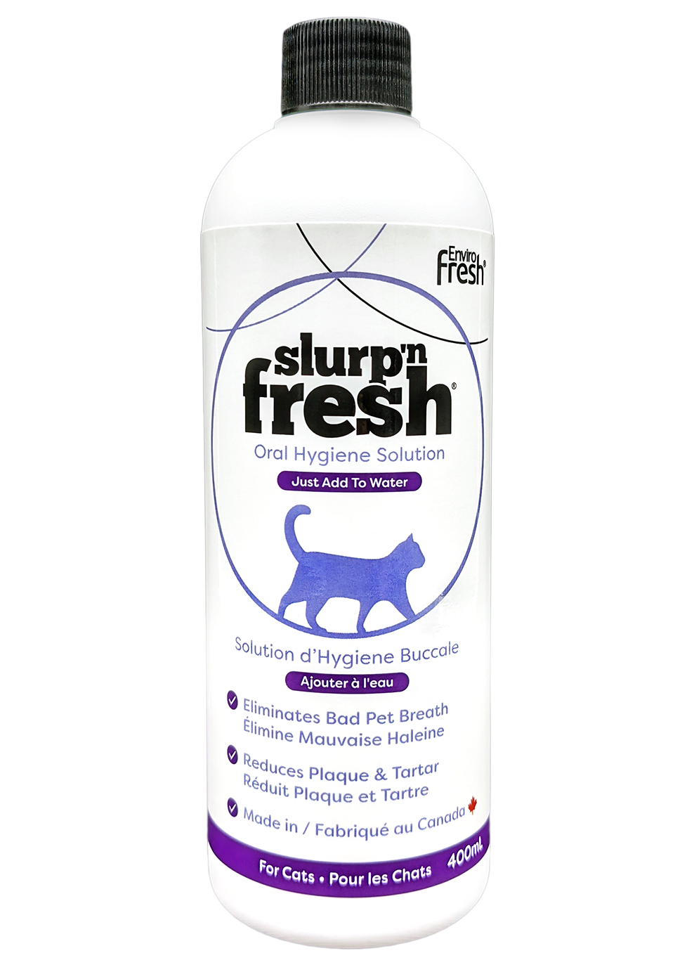 Enviro Fresh Slurp N Fresh Water Bowl Additives for Cats 400mL