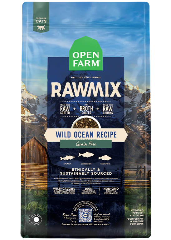 Open Farm RawMix Wild Ocean Grain and Legume Free Cat Food