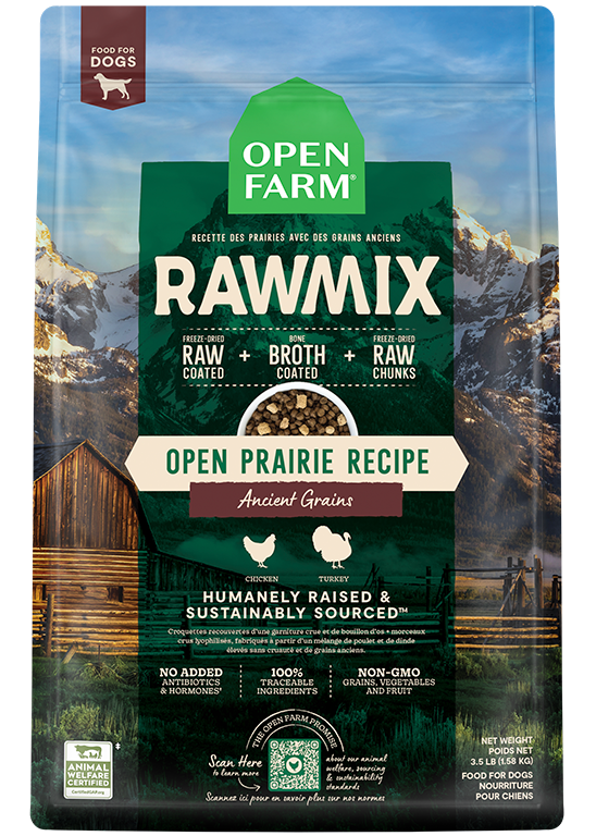 Open Farm RawMix Open Prairie with Ancient Grains Dog Food