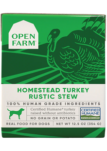 Open Farm Homestead Turkey Rustic Stew for Dog 12.5oz