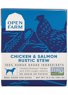 Open Farm Chicken and Salmon Rustic Stew for Dog 12.5oz