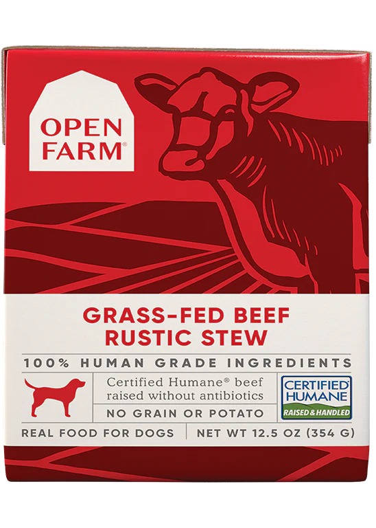 Open Farm Grass-Fed Beef Rustic Stew for Dog 12.5oz