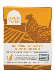 Open Farm Harvest Chicken Rustic Blend Wet Cat Food 5.5oz