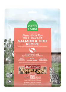 Open Farm Salmon & Cod Freeze-Dried Raw Morsels Cat Food