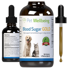 Pet Wellbeing Blood Sugar Gold for Blood Sugar Support 2oz