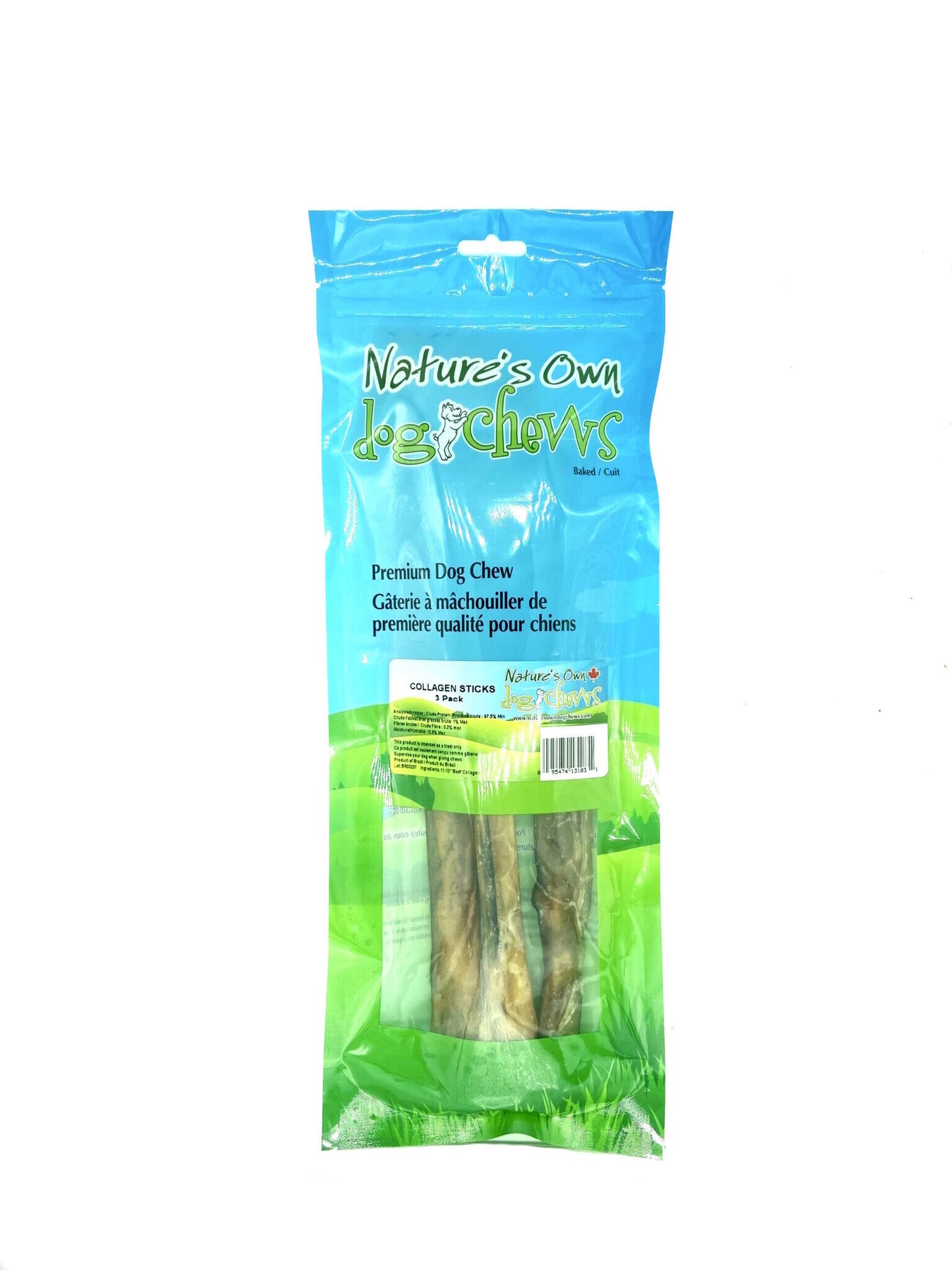 Nature's Own 11-12" Collagen Sticks 3 Pack