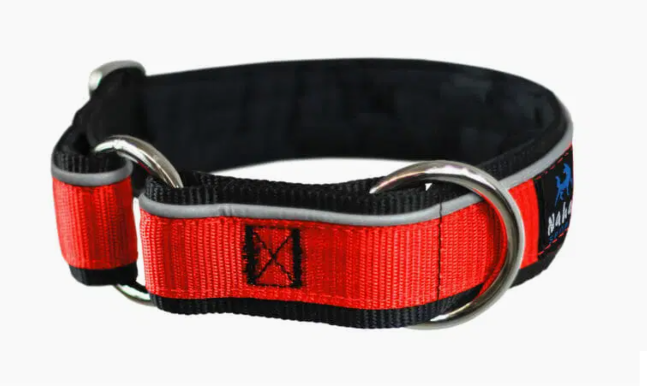 Nahak Flourescent Orange Collar with Reflective Band