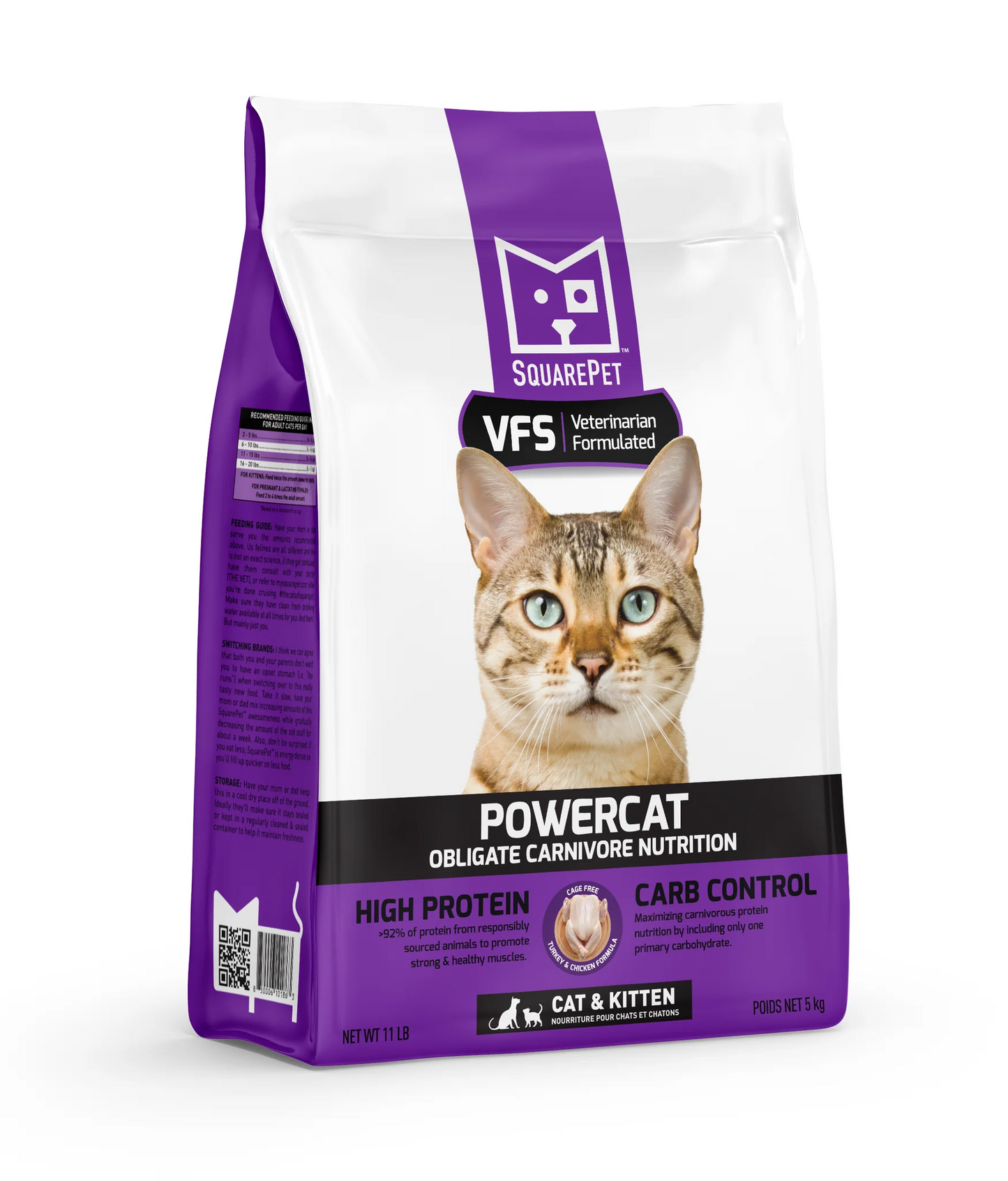 SquarePet PowerCat Turkey & Chicken 2kg