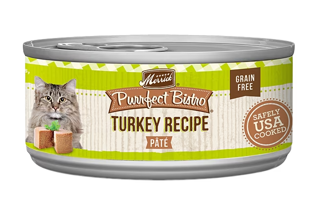 Merrick Purrfect Bistro Turkey Pate For Cats 5.5oz