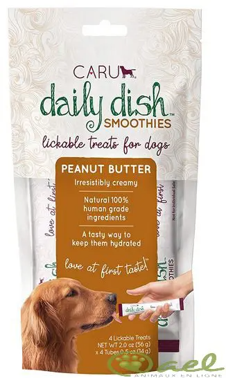 Caru Peanut Butter Lickable Treats for Dogs