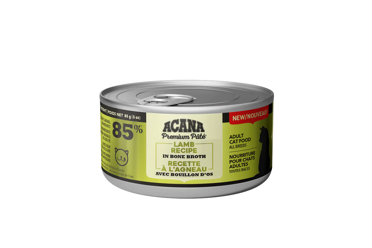 Acana Premium Pate Lamb Recipe in Bone Broth for Cat 5.5oz