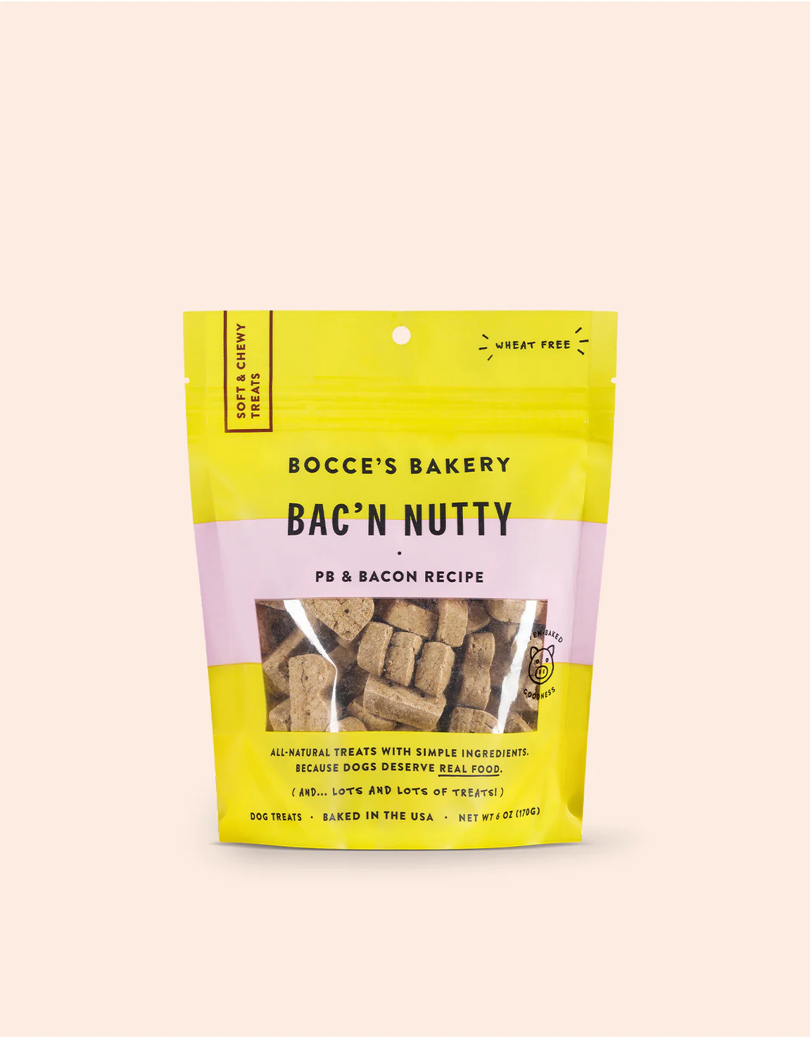 Bocces Bakery Bac N' Nutty Soft & Chewy 6oz