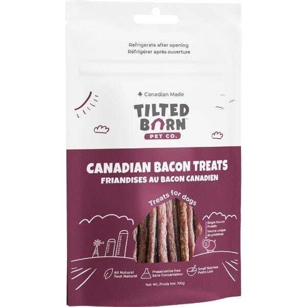 Tilted Barn Pet Co. Canadian Bacon Treats 100g