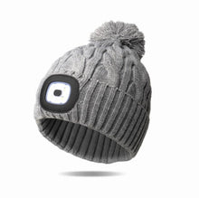 Night Scope Grey LED Pom Hat