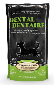 Oven Baked Tradition Dental Treats for Dogs 8oz