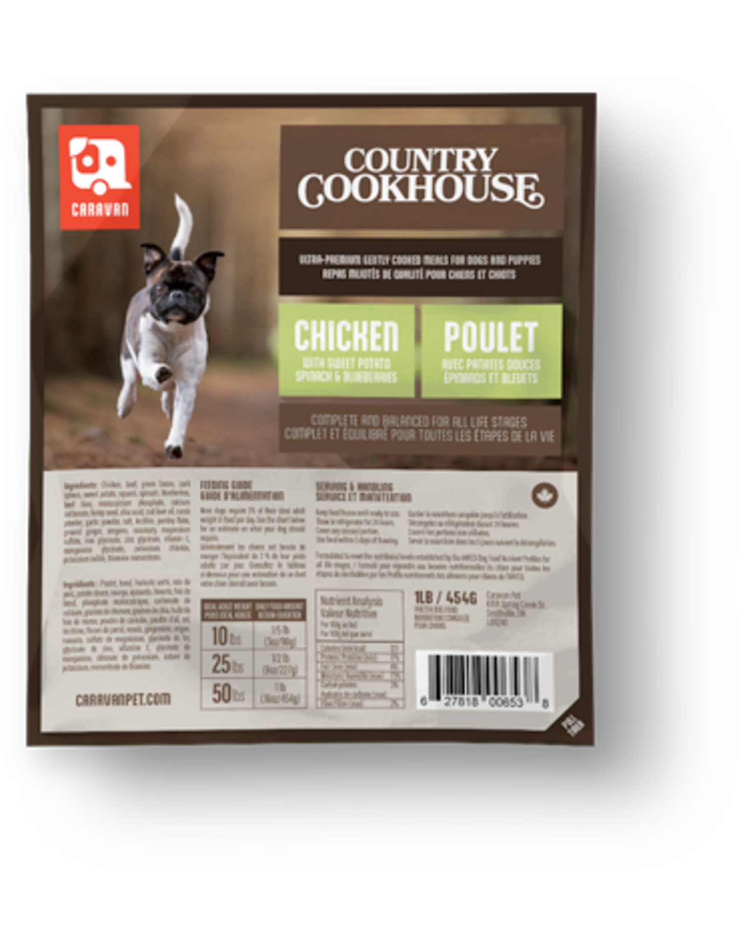 Caravan Country Cookhouse🍁 Gently Cooked Chicken for Dogs 1LB