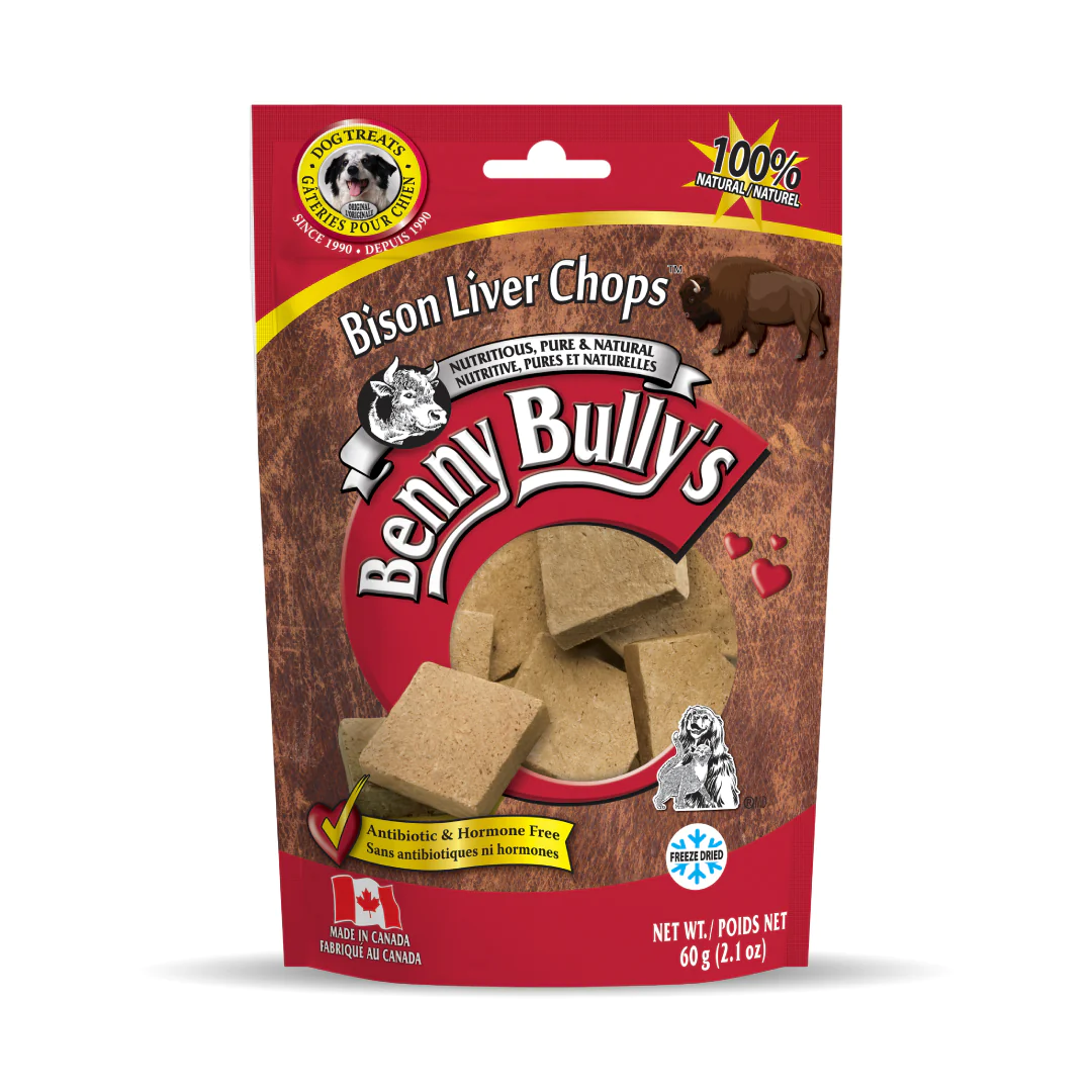 Benny Bully's Bison Liver Chops 60g