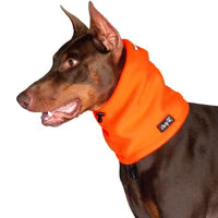 Chilly Dogs Blaze Orange Head Muff Dog Ear Warmer