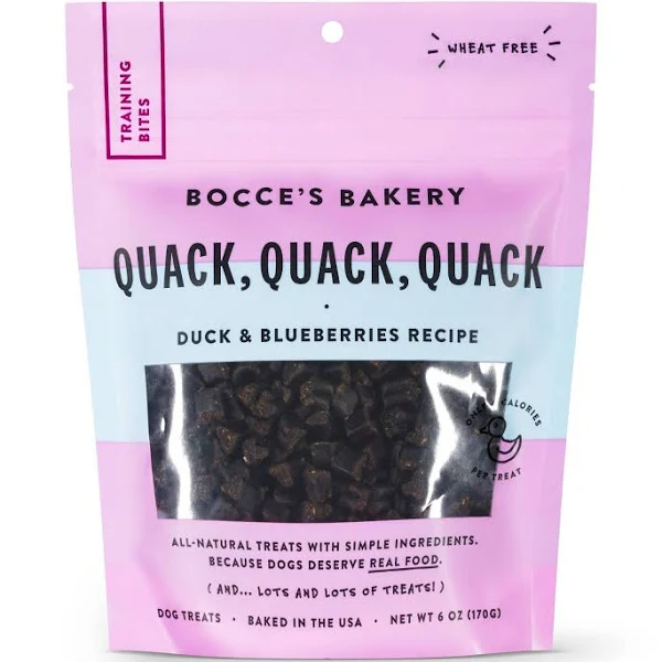 Bocce's Bakery Quack Quack Quack Training Bites 6oz