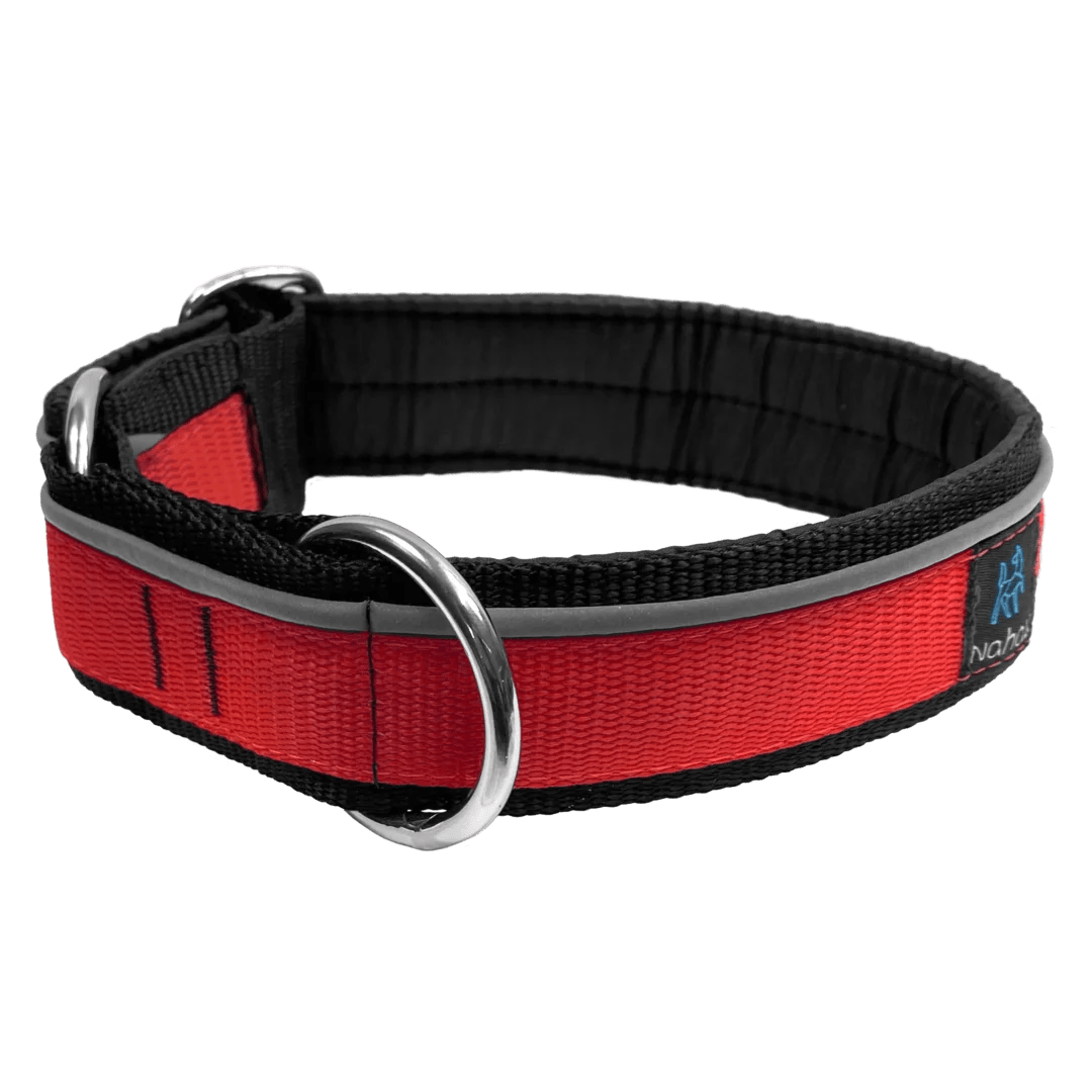 Nahak Red Collar with Reflective Band