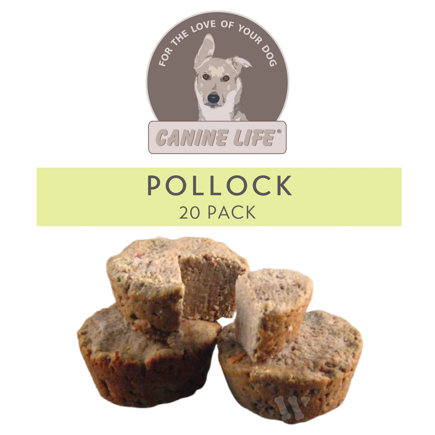 Canine Life Canine Life Muffins - Pollock 20 Pack