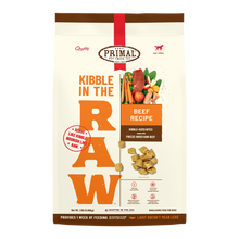 Primal Kibble in the Raw Beef Recipe for Dogs