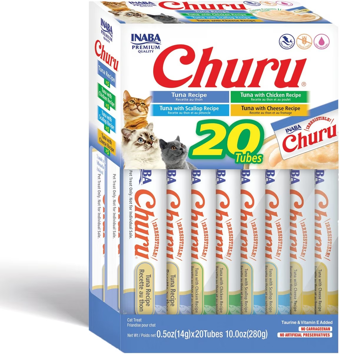 Inaba Churu Tuna Purees for Cat 20 pack