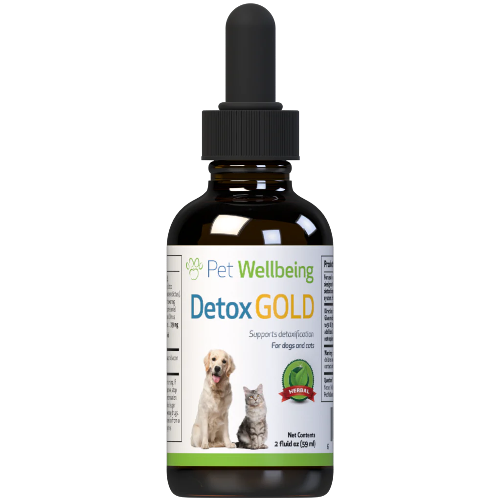 PetWellbeing Detox Gold for Dogs & Cats