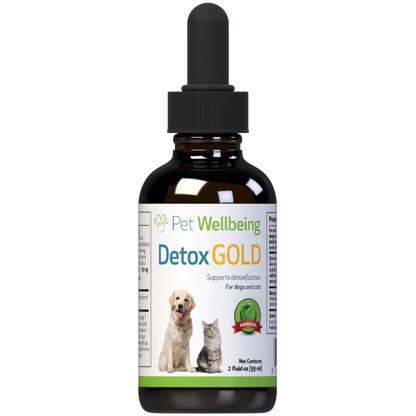 PetWellbeing Detox Gold for Dogs & Cats