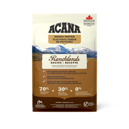 Acana Highest Protein Ranchlands Dog