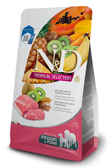 Farmina Tropical Selection Adult Med/Maxi Pork, Spelt, Oats & Fruits