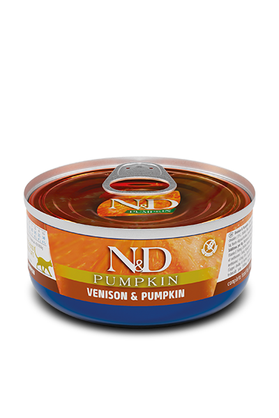 N&D Farmina RAWCAN Venison, Apple & Pumpkin  for Cat Single 2.8oz
