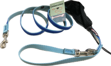Smoochy Poochy Ocean Blue & Turquoise 5/8 x 6 Hands Free Leash