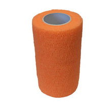 Silverline Orange 4" Cohesive Bandage