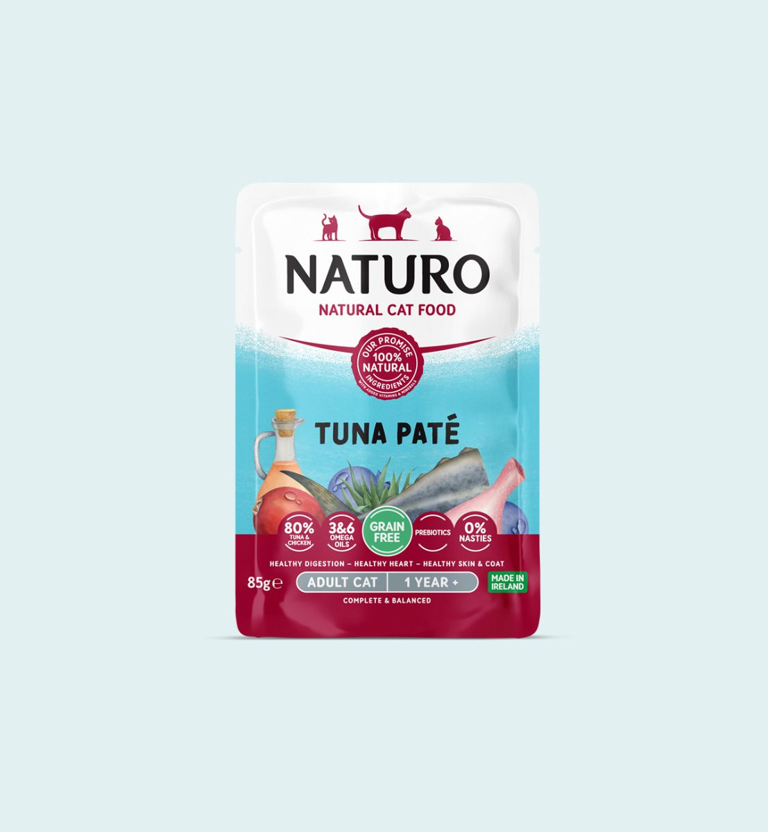 Naturo Cat Tuna Pate Pouch 85g