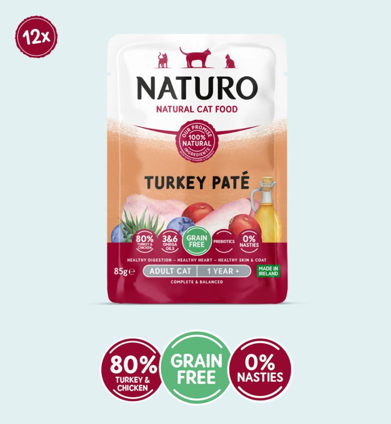 Naturo Cat Turkey Pate Pouch 85g