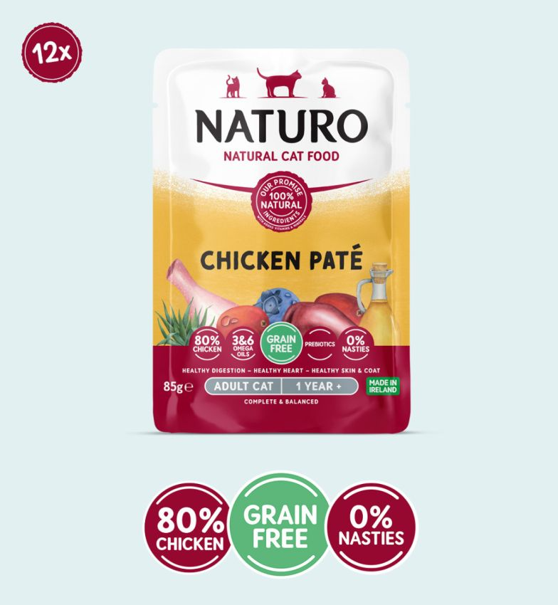 Naturo Cat Chicken Pate Pouch 85g