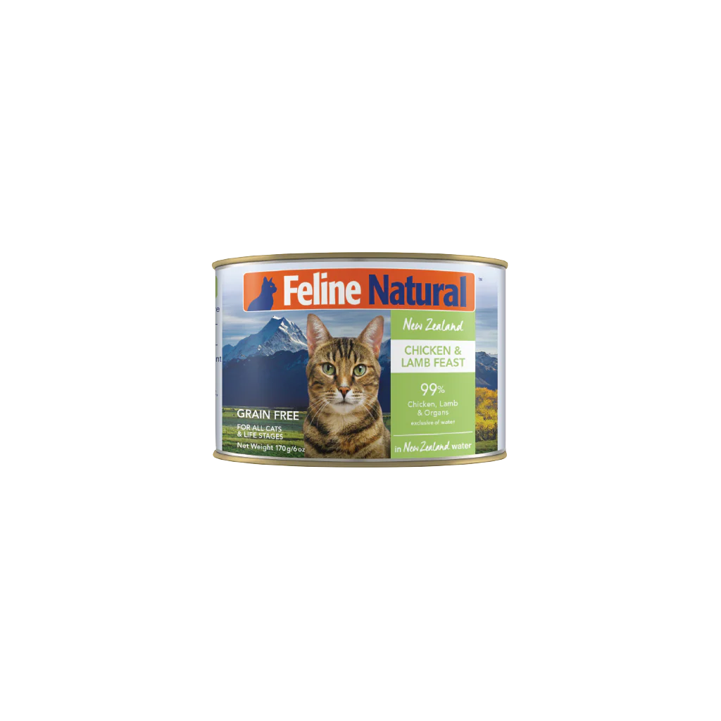 Feline Natural New Zealand Chicken & Lamb Feast Wet Food 6oz