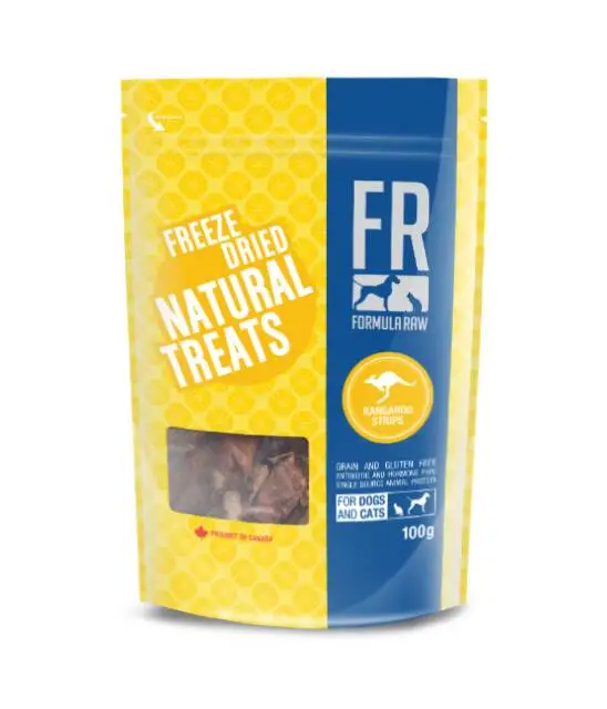 Formula Raw Freeze-Dried Kangaroo Strips for Dogs 100g