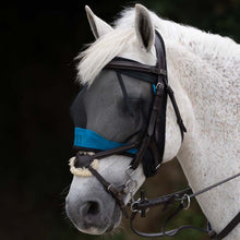 Woof Wear Ride On Fly Mask Black & Turquoise