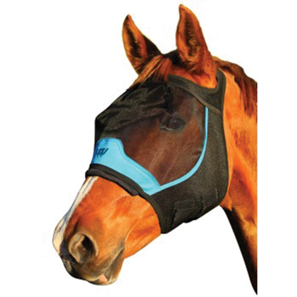 Woof Wear UV Fly Mask Without Ears Black & Turquoise