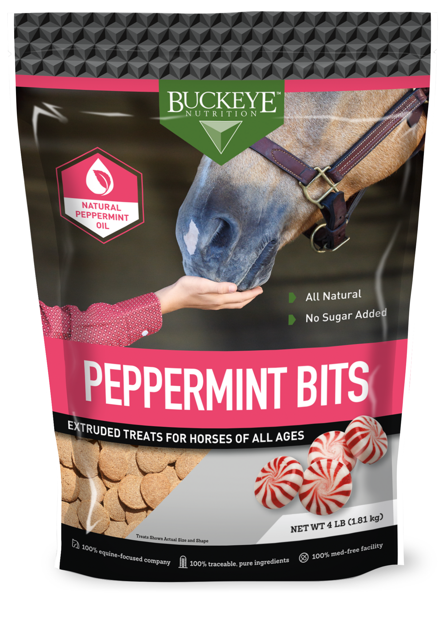 Buckeye All Natural Peppermint Bits 4lb