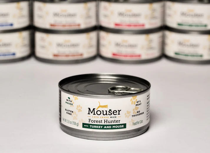 Mouser Forest Hunter - Turkey and Mouse for Cats 5.5oz